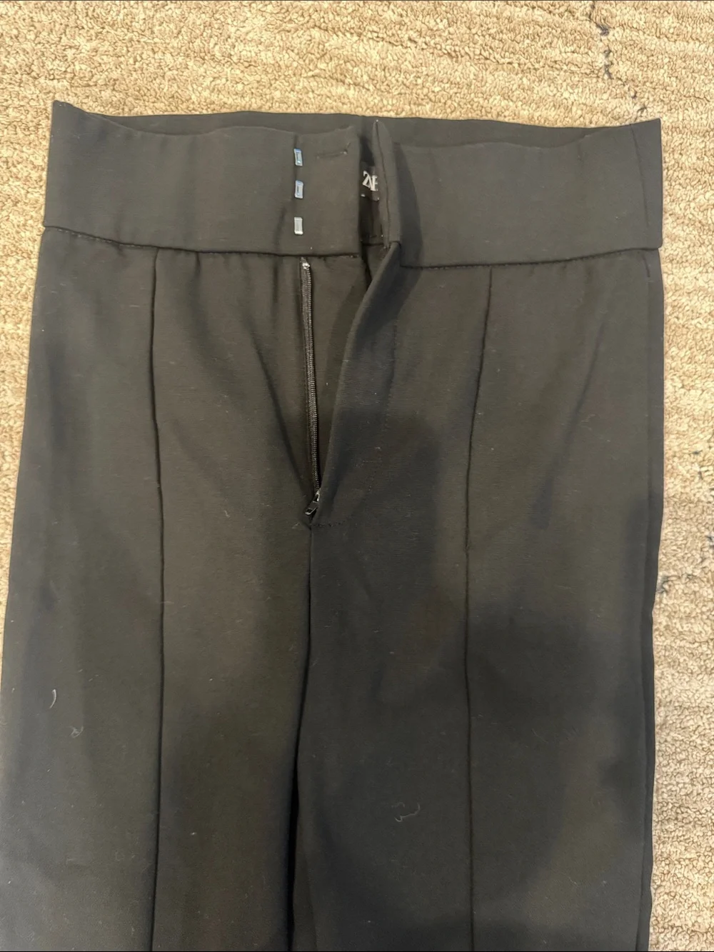 Zara slacks with front slit size small - Picture 3 of 5